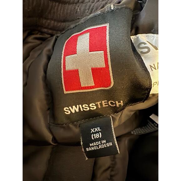 Swiss Tech Snowboarding Ski Pants Womens L Black Reflectors READ - Picture 6 of 7